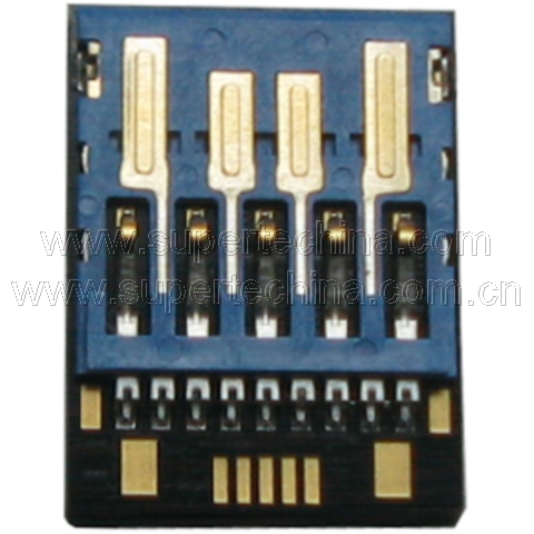 Micro UDP USB3.0黑胶体U盘芯片带OTG金手指 （S1A-8908C）