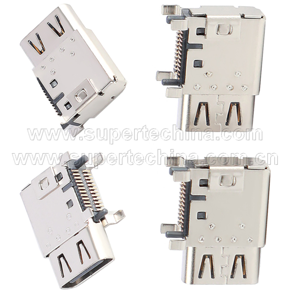 USB4 高频侧插24P母座Type-C连接器-S3E-15243200-000-C